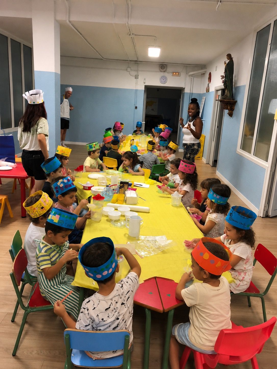Taller de cocina en grupo